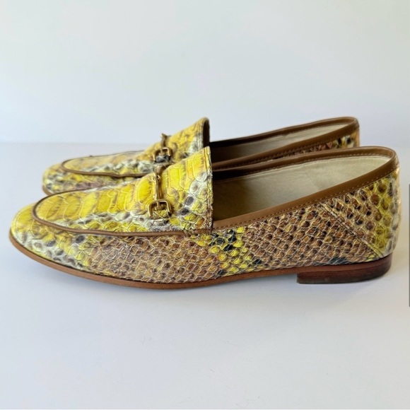 Sam Edelman Loraine Snake Skin Loafer Flats - Picture 5 of 6